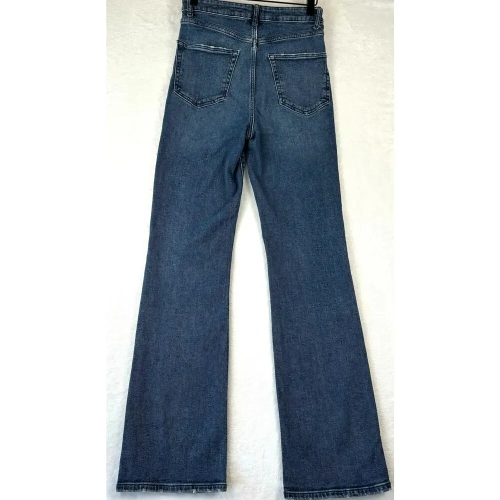 Lovers & Friends Greyson Ultra High Rise Slim Boot Size 26 in Fleetwood